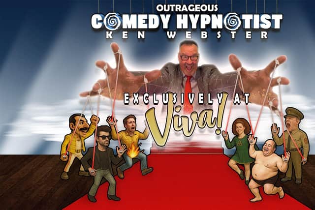 In 2026 Comedy Stage Hypnotist Ken Webster will return to Blackpool at his new home of The Viva Cabaret Showbar.