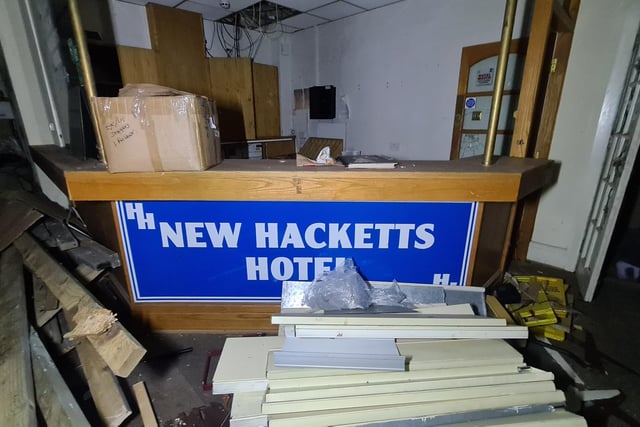 The New Hacketts Hotel was put on the market for £1.5m in 2018, but was unable to find a buyer and fell into disrepair. It was boarded up in May last year after neighbouring B&B owners complained to Blackpool Council about fly-tipping and vandalism.