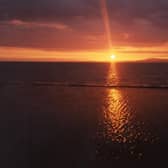 A beautiful sunset over Morecambe Bay, captured by reader Mrs A Sandbach of Heysham in 1999