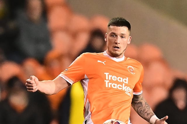 On the whole, it was another solid evening for Olly Casey at the heart of the Blackpool defence.