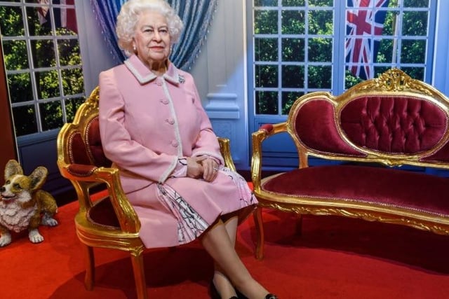 The Queen takes pride of place at the attraction