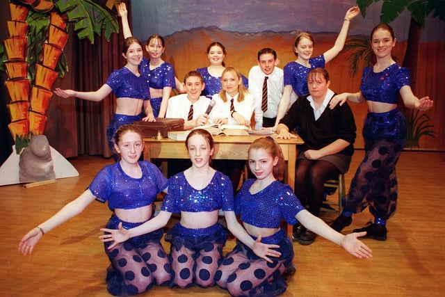 The school's production of 'Gospel Maker' in 2000