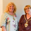 New St Annes town mayor Coun Karen Harrison (right) with deputy Coun Cheryl Little