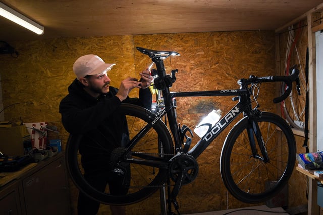 APEX Cycleworks Cafe in Lytham offers a cafe and cycle workshop. Pictured is Isaac Ackerley.