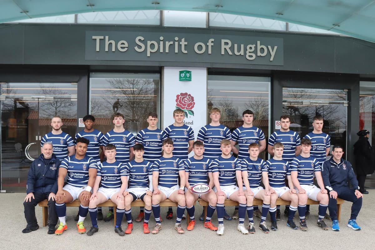 John Roddam Rugby Kirkham Grammar School rugby team in national final at Twickenham