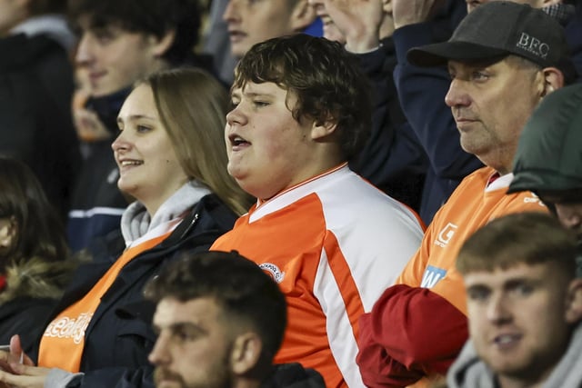 Supporters got behind the Seasiders in the midweek victory over Cheltenham Town.