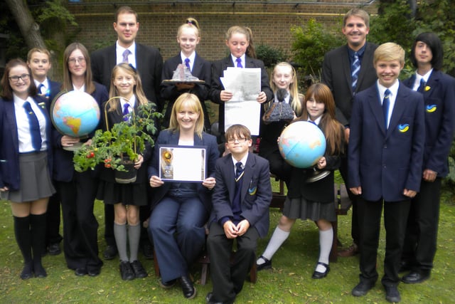 Bispham High School's geography department was awarded centre of excellence status