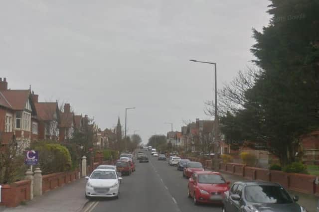 A man was seriously injured after a car crashed into a lamppost in St Thomas’ Road, St Annes (Credit: Google)