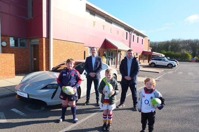 Porsche Centre Preston Extends Support for Fylde Rugby Foundation for Third Year in a Row