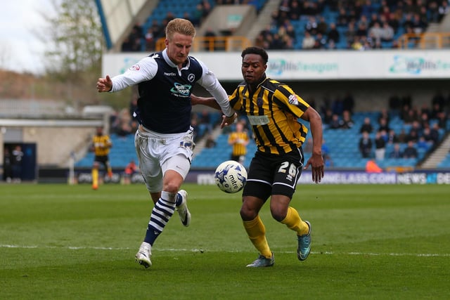 Former Millwall man Byron Webster dropped out of the Football League after leaving Carlisle two seasons ago. He has done the rounds at various lower league clubs and is valued at £270,000.