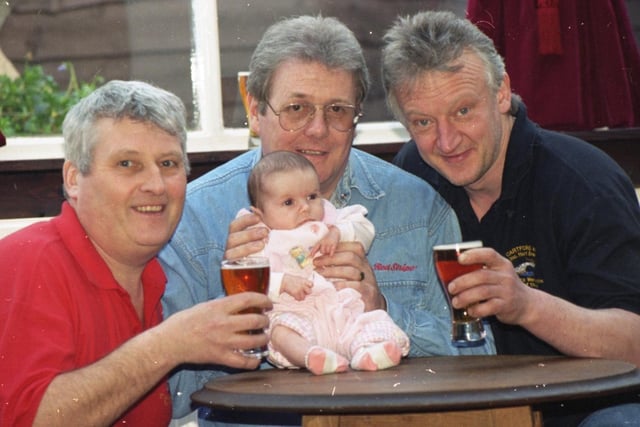 A beer named after the new born daughter of a brewer's friend has won the coveted best beer title at Fleetwood Beer Festival. John Smith, who runs the Hart Brewery at the Cartford Hotel, in Great Eccleston, came up with a special recipe to celebrate her birth. Her dad Andrew owns the popular pub. Pictured landlord Andrew Mellodew and his daughter Beth (centre), with CAMRA West Pennines regional director Ray Jackson and Hart Brewery owner John Smith