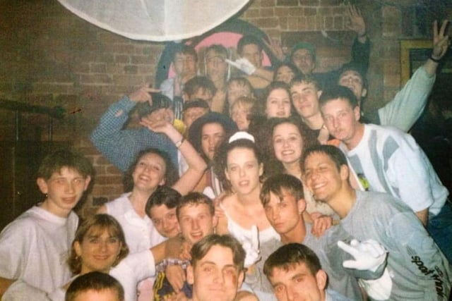 The Zone crew - circa 1990. Blackpool's pioneering rave club