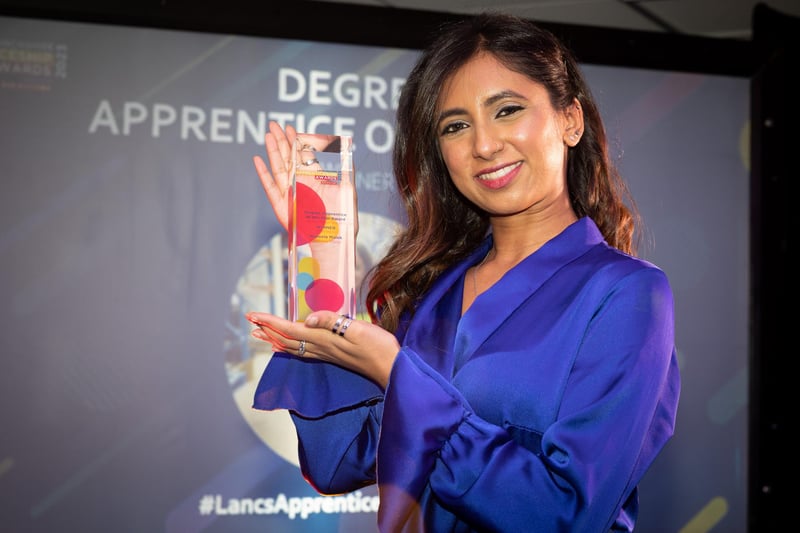 Degree Apprentice of the Year winner Nabella Male.