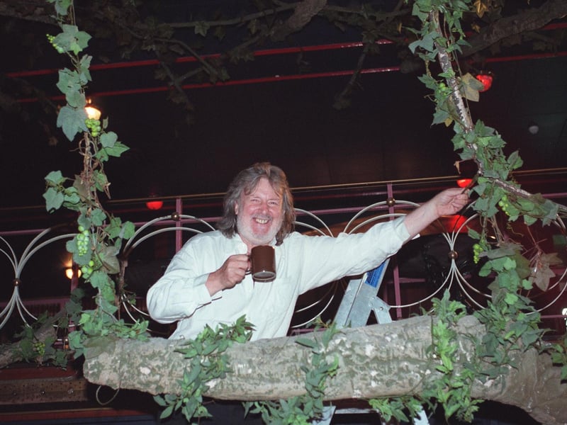Mike Fitzgerald, who was owner of the Rhythm Dome Club. This photo was taken in 1997