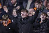 Seasiders supporters watched their side come from two goals down against Wigan Athletic.