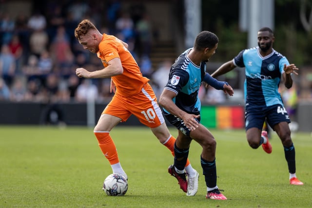 Blackpool had 65 percent of possession in their defeat to Wycombe Wanderers.