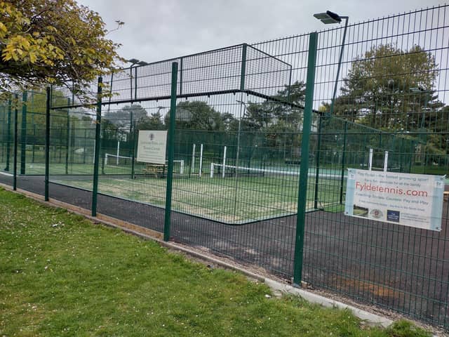 The padel tennis court at Lowther is the first in the North West