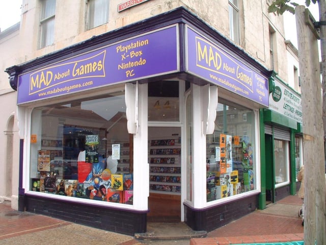 Mad About Games was a feature on the corner of Warren Street