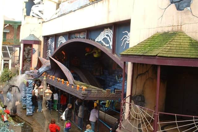 The Ghost Train at Blackpool Pleasure Beach in 2006