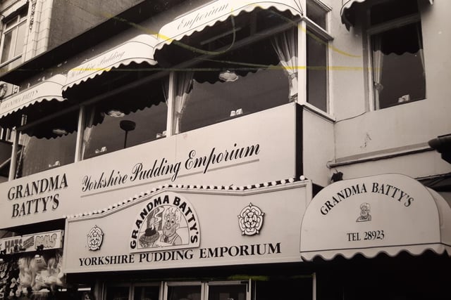 Grandma Batty's Yorkshire Pudding Emporium opened on the prom in 1989