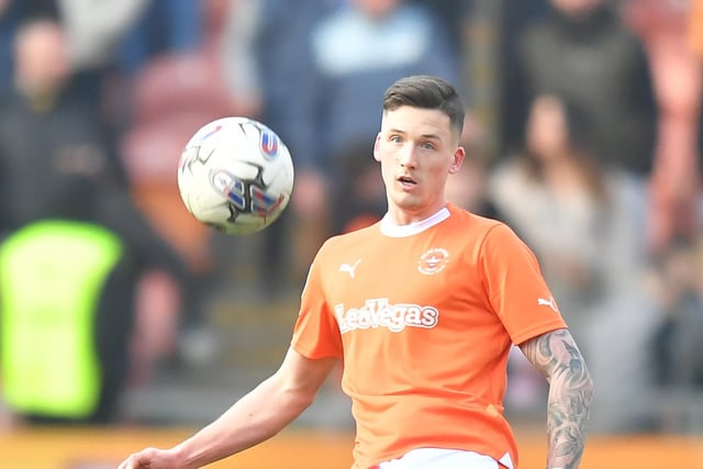 Olly Casey was solid enough on the left side of the Blackpool back three.