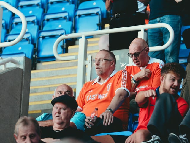 Seasiders supporters made the long trip to Reading.