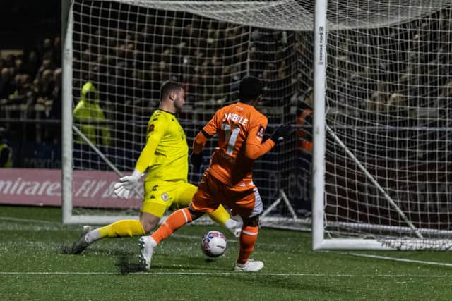 Blackpool have discovered who they will face in the second round of the FA Cup following their victory over Bromley (Photographer Andrew Kearns / CameraSport)