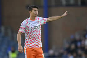 Kenny Dougall missed Blackpool's game against Cambridge United