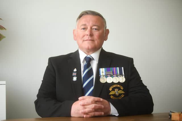 Falklands War veteran Ian Carr will be at Blackpool's 40th anniversary parade and service next month