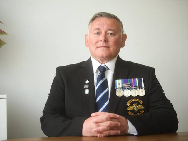 Falklands War veteran Ian Carr will be at Blackpool's 40th anniversary parade and service next month