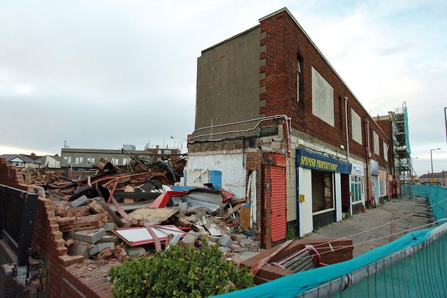 Orion Bingo buildings in Cleveleys were pulled down in 2010