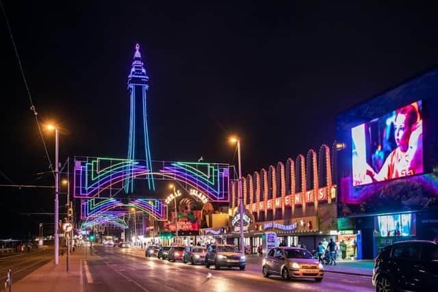 The new stretch of Illuminations on the Golden Mile (picture by VisitBlackpool)