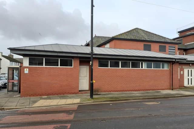 The Pharos Street end of Fleetwood Hospital, where Counselling in the Community now has a facility.