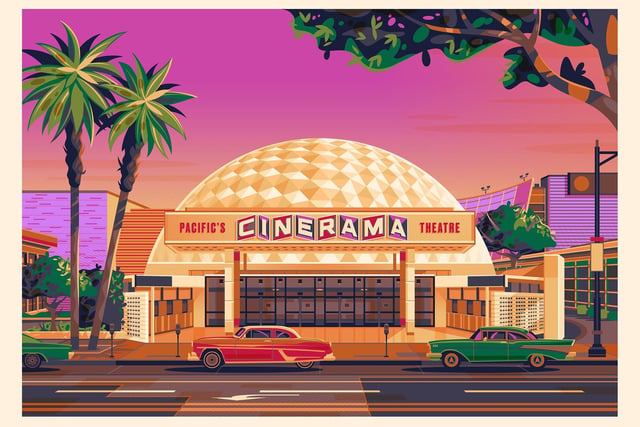 LA's Cinerama Dome by George Townley