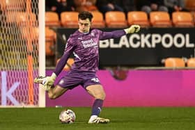 Harry Tyrer has made a number of good saves in the Seasiders' last few outings.