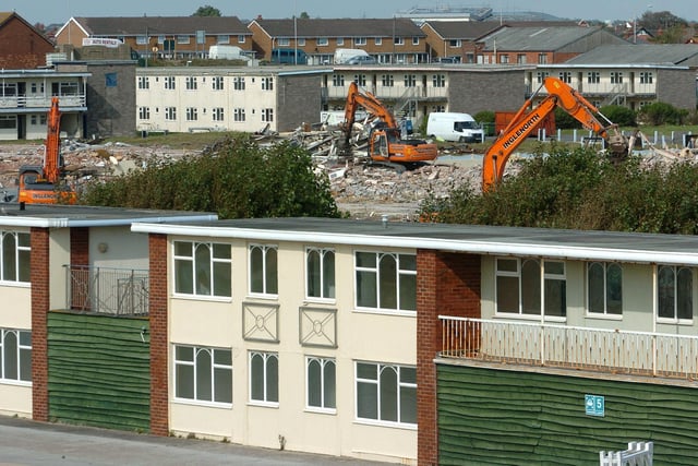 Demolition of Blackpool Pontins in September 2010