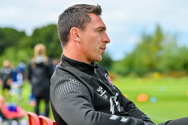 Fleetwood Town head coach Scott Brown Picture: Adam Gee.