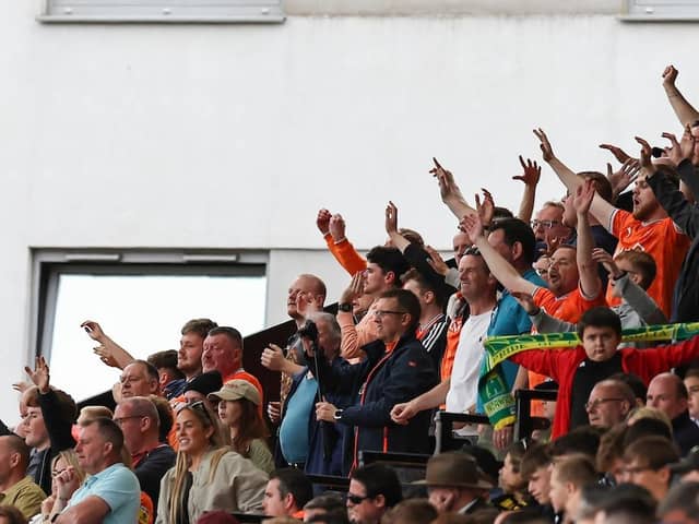 The Blackpool fans got to see their team sign off a challenging season with a win