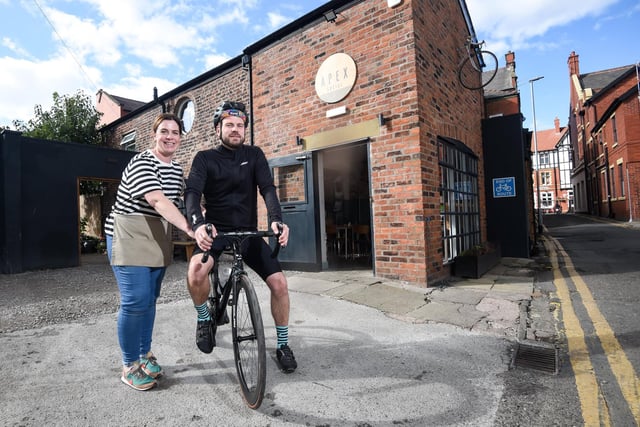Laura Welton and James White, directors of APEX Cycleworks Cafe in Lytham, wanted to create "something new and a little bit different for the community".