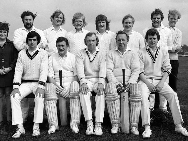Mansfield's Kings Head Cricket Club taken in 1974 - do you recognise anyone here?