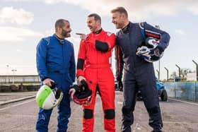 The real speed of Freddie Flintoff's Top Gear crash last year has been revealed. Image: BBC