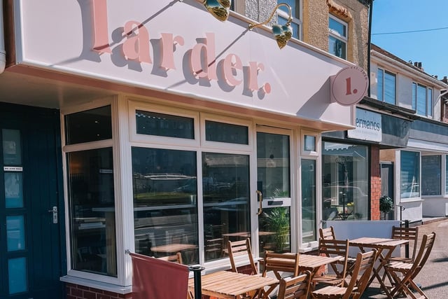 Outside the new Larder cafe on Norbreck Road