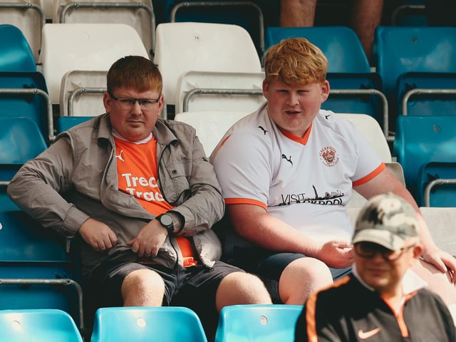 Seasiders supporters packed out the away end at Stockport.