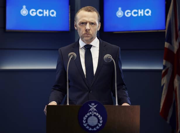 Simon Pegg starred in Channel 4's new cyber-thriller The Undeclared War