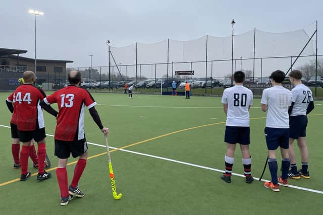 Fylde Hockey Club's men saw their Lancashire Cup tie with Leyland and Chorley 2 go to penalties Picture: Fylde Hockey Club