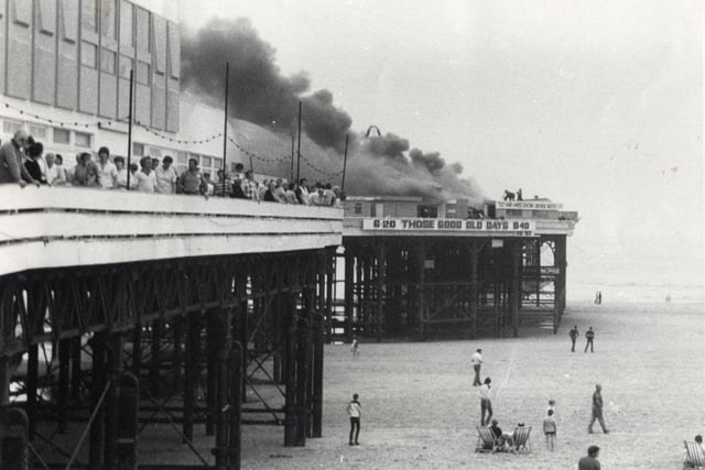 This was in July 1982 when fire broke out on Central Pier