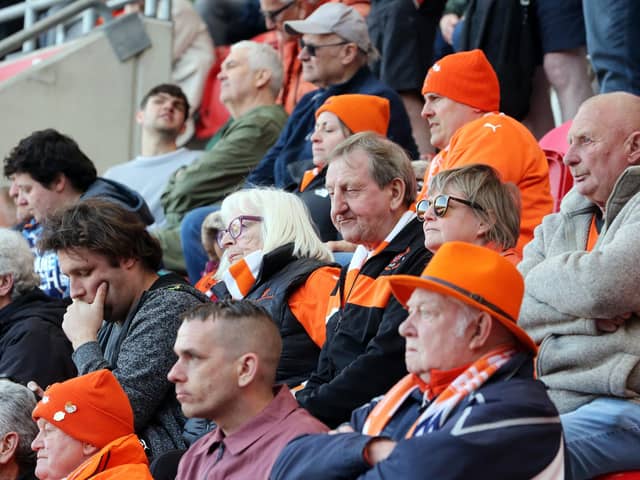 Seasiders supporters made the trip to South Yorkshire.