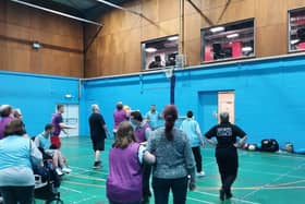 Members of Together We Can Do enjoying Netball