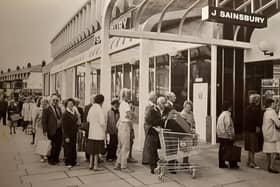 This was the opening of the new Sainsbury's store in Bispham in August 1984. It created 141 permanent new jobs, both full-time and part-time. It was also the eighth Sainsbury's to open in 1984