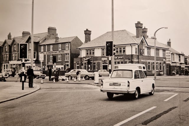 This is the corner of Lytham Road and Highfield Road, probably early 70s. Thanks to members of Blackpool Gazette Retro Facebook page for helping identify the junction